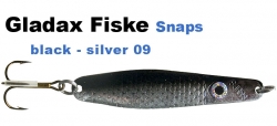 Gladsax Snaps Blinker - 15g - Schwarz / Silber