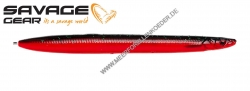 Savage Gear 3D SOFT Line Thru Sandeel 125 mm 20 g  Red n Black