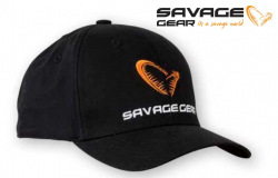 Savage Gear Flex Fit Cap schwarz
