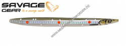 Savage Gear 3D Line Thru Sandeel 135 mm 23 g  Sandeel Ghost Limited Edition 2025  Loose Scales 