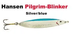 Pilgrim-Blinker 77 mm 18g silver/blue
