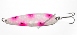 Salmon Star 120 mm Pearl Weiß mit pinken Punkten