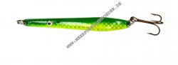Flemmings Loke Blinker 92 mm 15 g grün / gelb