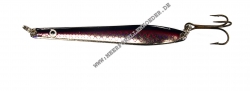 Flemmings Loke Blinker 92 mm 15 g schwarz / silber / rot