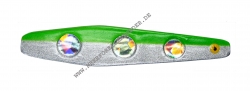 Inline Snaps Blinker 41mm 5g grün / silber mit Reflex Punkten