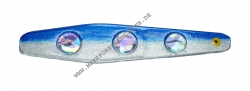 Inline Snaps Blinker 41mm 5g blau / silber mit Reflex Punkten