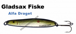 Gladsax - Alfa - Draget - 80mm   25g Schwarz/Gold/Reflex